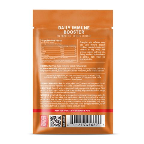 500mg Daily Immune Booster Tablets - Honey Citrus - Mood Tablets - Thumbnail 8