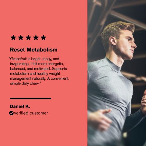 500mg Herbal Metabolic Reset Tablets - Grapefruit - Mood Tablets - Thumbnail 7