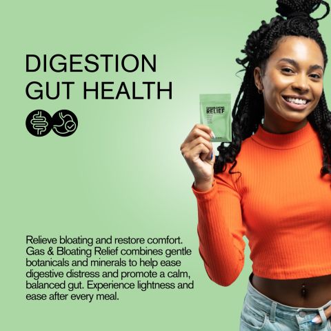 500mg Gas & Bloating Relief Tablets - Lemon Mint - Mood Tablets - Thumbnail 6