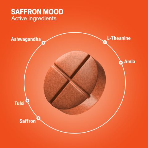 500mg Saffron Mood Tablets - Orange Vanilla - Mood Tablets - Thumbnail 5