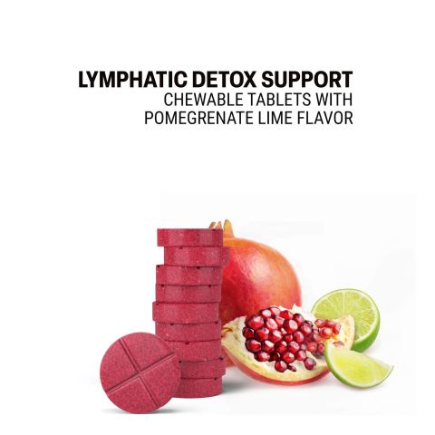 500mg Lymphatic Detox Support Tablets - Pomegranate Lime - Mood Tablets - Thumbnail 4