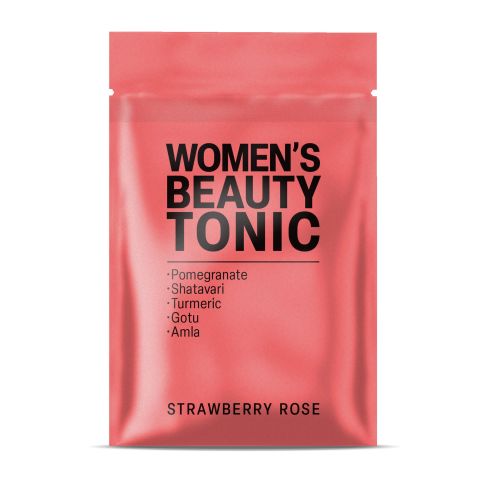 500mg Women's Beauty Tonic Tablets - Strawberry Rose - Mood Tablets - Thumbnail 3