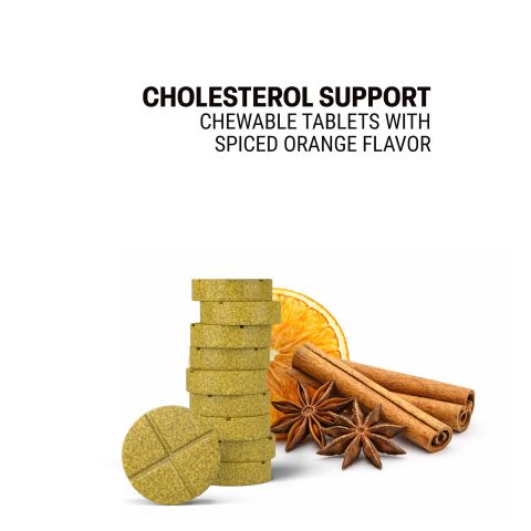 500mg Cholesterol Support Tablets - Spiced Orange - Mood Tablets - Thumbnail 4