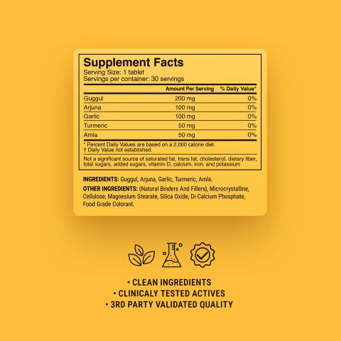 500mg Cholesterol Support Tablets - Spiced Orange - Mood Tablets - Thumbnail 9