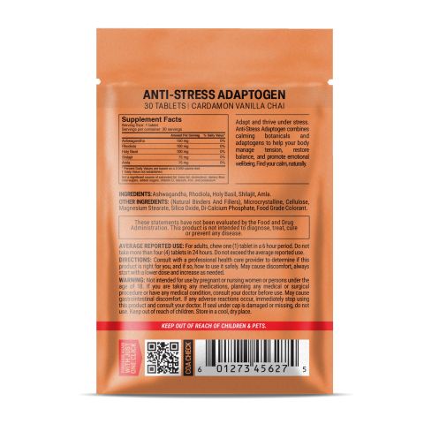500mg Anti-Stress Tablets - Cardamon Vanilla Chai - Mood Tablets - Thumbnail 8