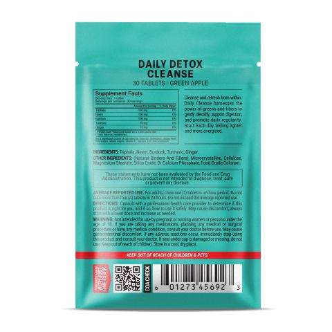 500mg Daily Cleanse Tablets - Green Apple - Mood Tablets - Thumbnail 8