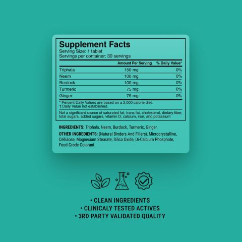 500mg Daily Cleanse Tablets - Green Apple - Mood Tablets - Thumbnail 9