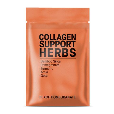 500mg Collagen Support Herbs Tablets - Peach Pomegranate - Mood Tablets - Thumbnail 3