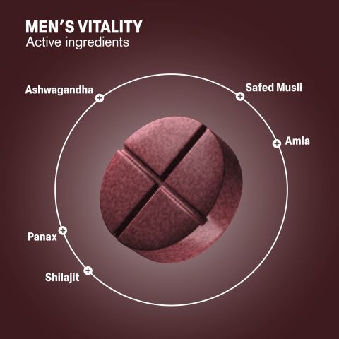 500mg Men's Vitality Tablets - Spiced Cherry - Mood Tablets - Thumbnail 5
