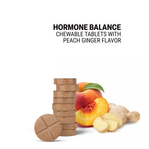 500mg Hormone Balance Tablets - Peach Ginger - Mood Tablets - Thumbnail 4
