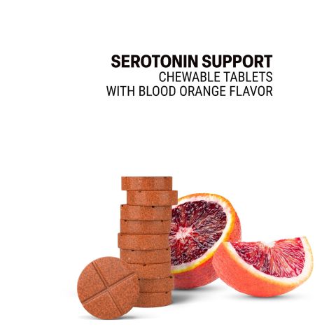 500mg Serotonin Support Tablets - Blood Orange - Mood Tablets - Thumbnail 4