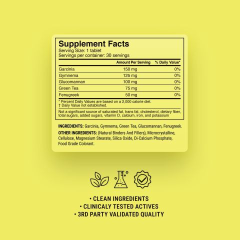 500mg Appetite Control Tablets - Yuzu Citrus - Mood Tablets - Thumbnail 9