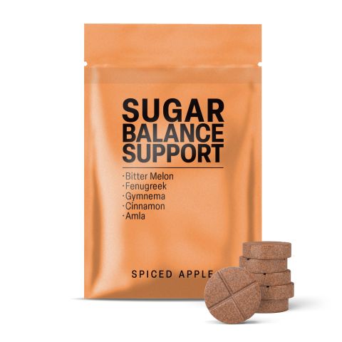 500mg Sugar Balance Support Tablets - Spiced Apple - Mood Tablets - Thumbnail 2