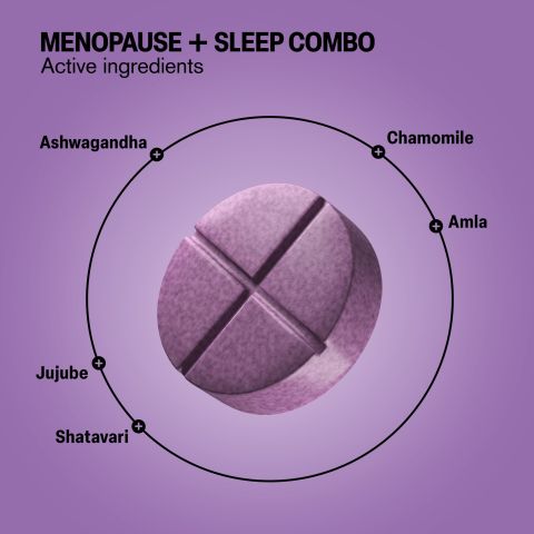 500mg Menopause + Sleep Combo Tablets - Lavender Honey - Mood Tablets - Thumbnail 5