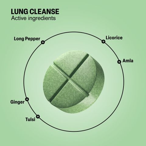 500mg Lung Cleanse Tablets - Peppermint Honey - Mood Tablets - Thumbnail 5