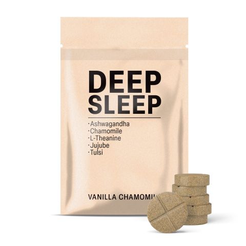 500mg Deep Sleep Tablets - Vanilla Chamomile - Mood Tablets - Thumbnail 2