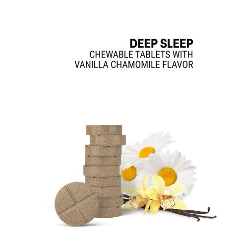 500mg Deep Sleep Tablets - Vanilla Chamomile - Mood Tablets - Thumbnail 4