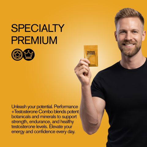 500mg Performance+Testosterone Combo Tablets - Spiced Citrus - Mood Tablets - Thumbnail 6