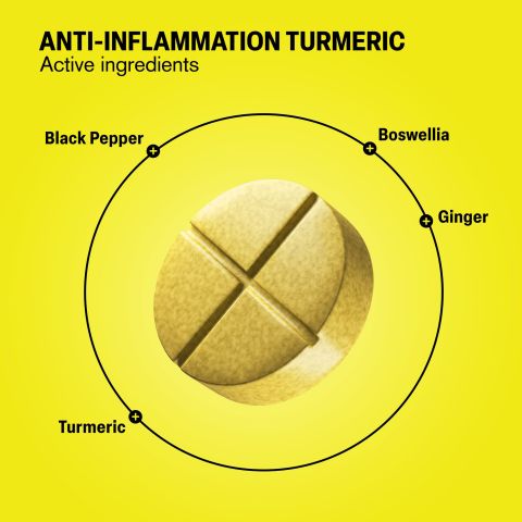 500mg Anti-Inflammation Turmeric Tablets - Spiced Pineapple - Mood Tablets - Thumbnail 5