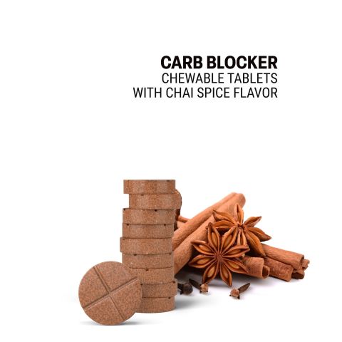 500mg Carb Blocker Tablets - Chai Spice - Mood Tablets - Thumbnail 4