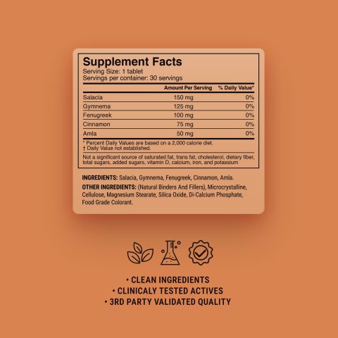 500mg Carb Blocker Tablets - Chai Spice - Mood Tablets - Thumbnail 9