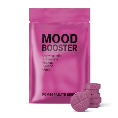 500mg Mood Booster Tablets - Pomegranate Berry - Mood Tablets - Thumbnail 2