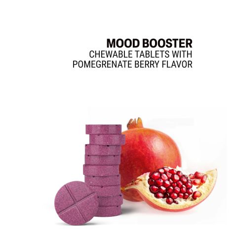 500mg Mood Booster Tablets - Pomegranate Berry - Mood Tablets - Thumbnail 4