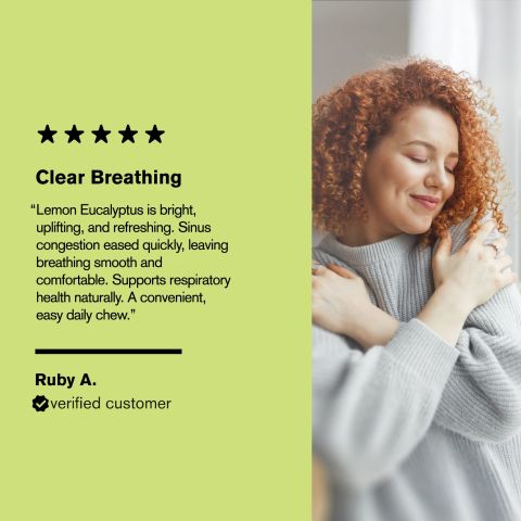 500mg Sinus + Airway Clear Tablets - Lemon Eucalyptus - Mood Tablets - Thumbnail 7