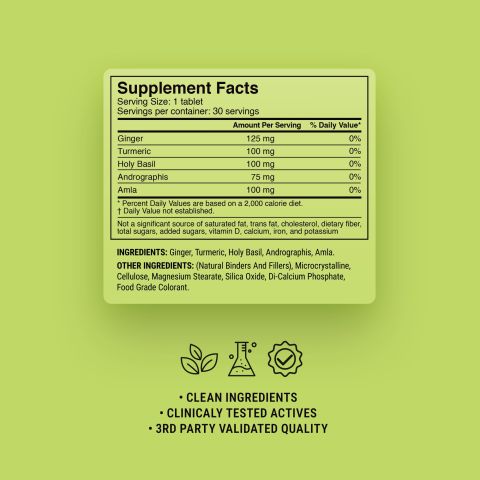 500mg Sinus + Airway Clear Tablets - Lemon Eucalyptus - Mood Tablets - Thumbnail 9