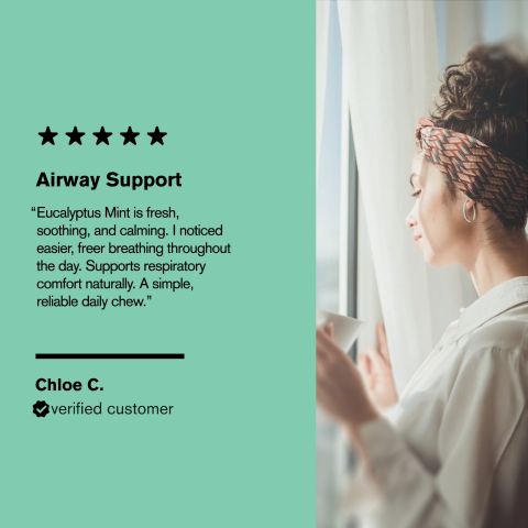 500mg Bronchial Wellness Tablets - Eucalyptus Mint - Mood Tablets - Thumbnail 7