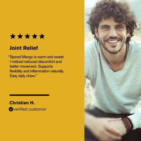 500mg Ginger + Boswellia Tablets - Spiced Mango - Mood Tablets - Thumbnail 7