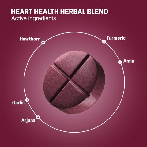 500mg Heart Health Herbal Blend Tablets - Berry Citrus - Mood Tablets - Thumbnail 5