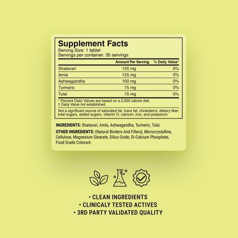 500mg Women’s Daily Wellness Tablets - Honey Citrus - Mood Tablets - Thumbnail 9