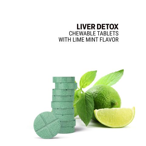 500mg Liver Detox Tablets - Live Mint - Mood Tablets - Thumbnail 4