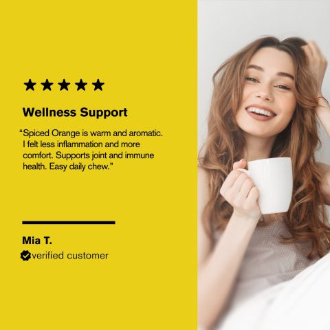 500mg Ginger + Turmeric Tablets - Spiced Orange - Mood Tablets - Thumbnail 7