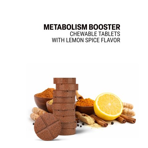 500mg Metabolism Booster Tablets - Lemon Spice - Mood Tablets - Thumbnail 4