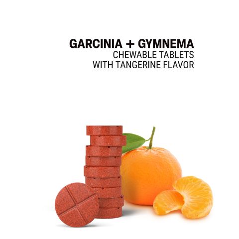 500mg Garcinia + Gymnema Combo Tablets - Tangerine - Mood Tablets - Thumbnail 4