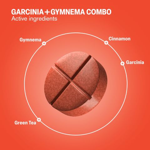 500mg Garcinia + Gymnema Combo Tablets - Tangerine - Mood Tablets - Thumbnail 5