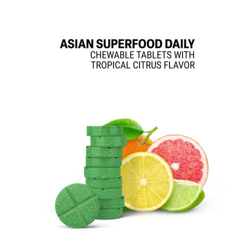 500mg Asian Superfood Daily Tablets - Tropical Citrus - Mood Tablets - Thumbnail 4