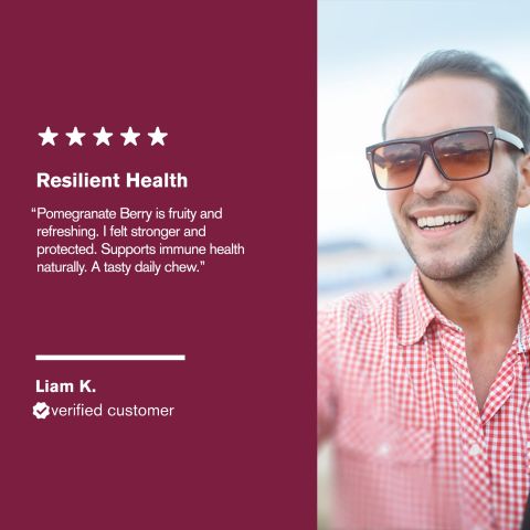 500mg Fruit + Herb Immunity Tablets - Pomegranate Berry - Mood Tablets - Thumbnail 7