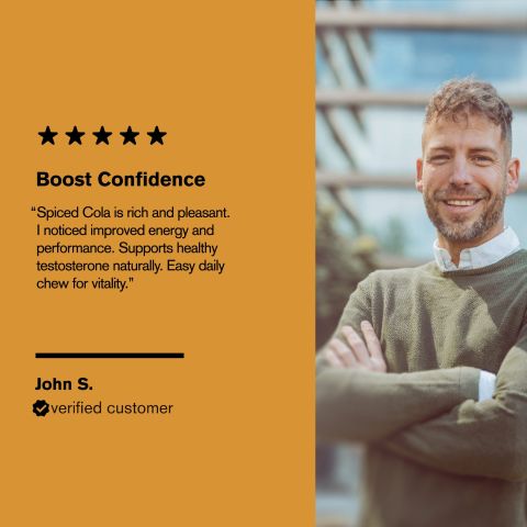 500mg Testosterone Support Tablets - Spiced Cola - Mood Tablets - Thumbnail 7