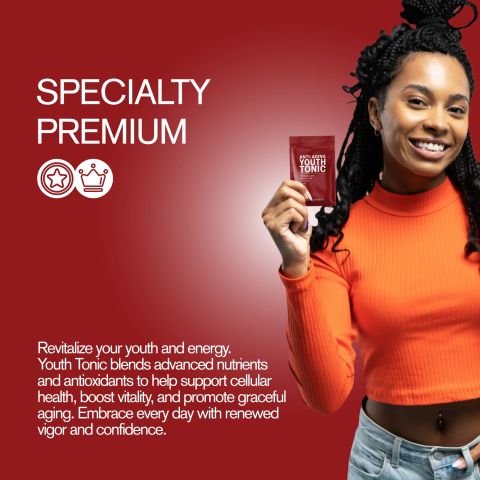 500mg Anti-Aging Youth Tonic Tablets - Black Cherry - Mood Tablets - Thumbnail 6