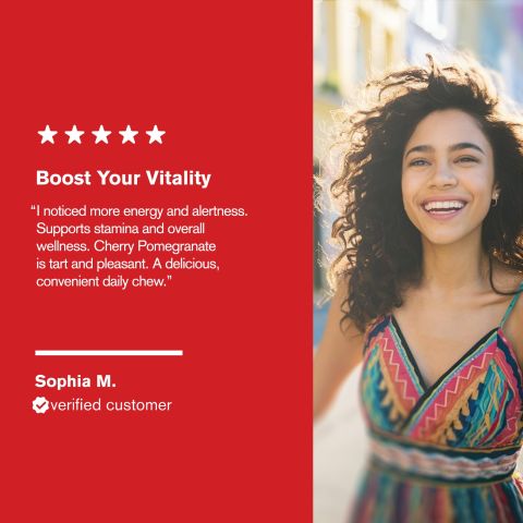 500mg Ginseng Power Tablets - Cherry Pomegranate - Mood Tablets - Thumbnail 7
