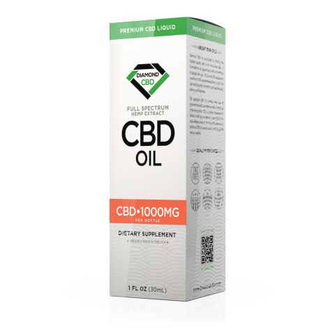 1000mg Full Spectrum CBD Oil - Diamond CBD - Thumbnail 3