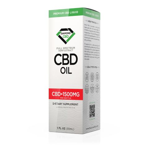 1,500mg Full Spectrum CBD Oil - Diamond CBD - Thumbnail 3