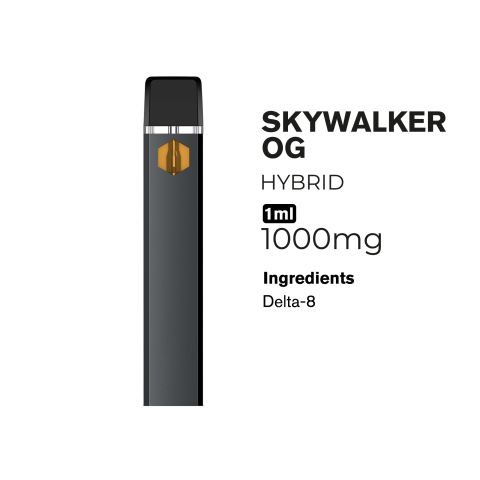 1000mg D8 Vape Pen - Skywalker OG - Hybrid - 1ml - Chill Plus - Thumbnail 2