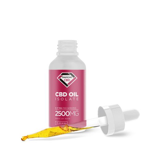 2,500mg CBD Isolate Oil - Diamond CBD - Thumbnail 1