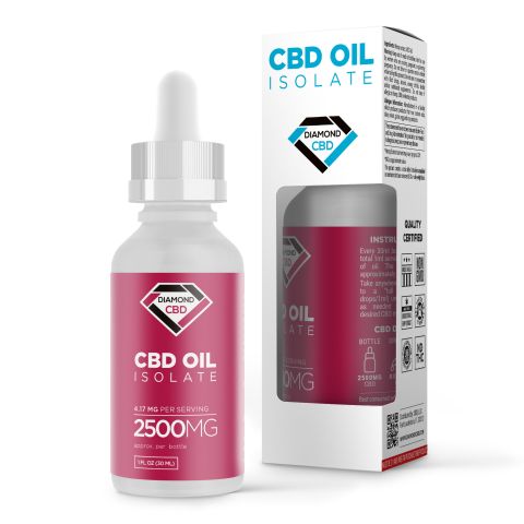 2,500mg CBD Isolate Oil - Diamond CBD - Thumbnail 2
