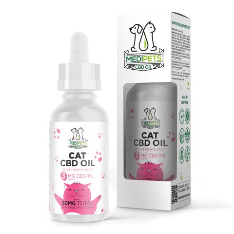 90mg CBD Pet Oils For Cats - MediPets - Thumbnail 1
