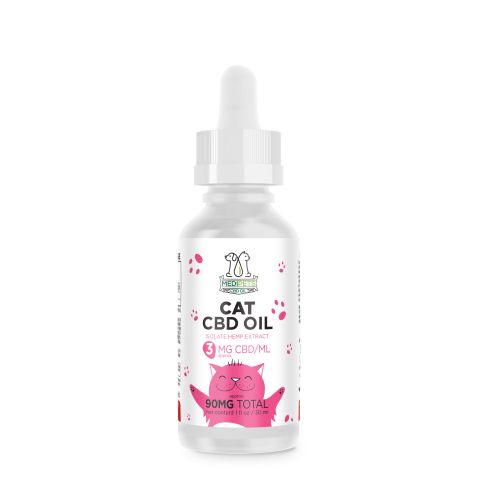 90mg CBD Pet Oils For Cats - MediPets - Thumbnail 2